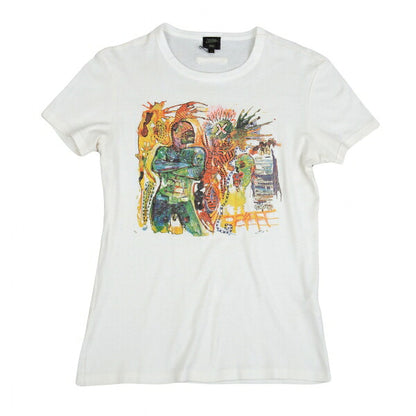 Jean Paul GAULTIER HOMME Basquiat T-Shirt White Size 48