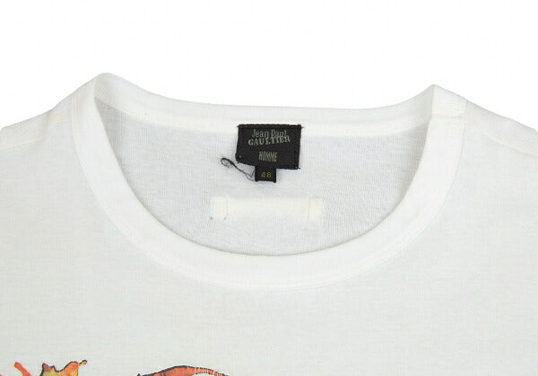 Jean Paul GAULTIER HOMME Basquiat T-Shirt White Size 48