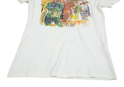 Jean Paul GAULTIER HOMME Basquiat T-Shirt White Size 48