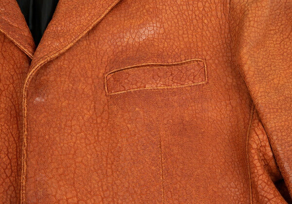 Jean Paul GAULTIER HOMME Brown Leather Jacket Size 48