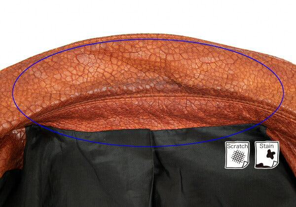 Jean Paul GAULTIER HOMME Brown Leather Jacket Size 48