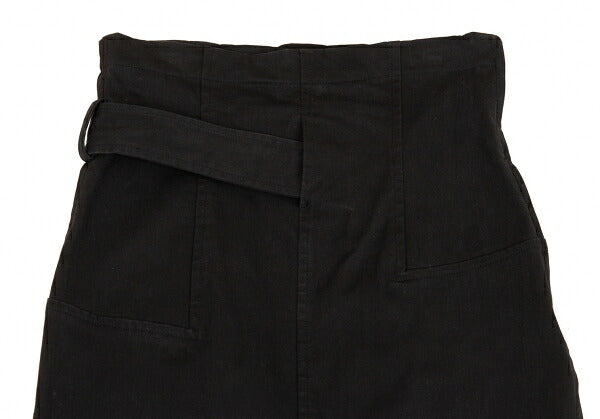 COMME des GARCONS Stretch Cotton Belt Skirt Black Size S