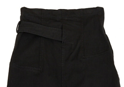 COMME des GARCONS Stretch Cotton Belt Skirt Black Size S