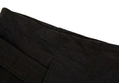 COMME des GARCONS Stretch Cotton Belt Skirt Black Size S
