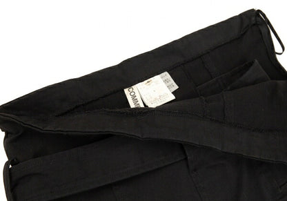 COMME des GARCONS Stretch Cotton Belt Skirt Black Size S