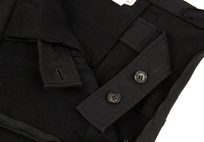 COMME des GARCONS Stretch Cotton Belt Skirt Black Size S