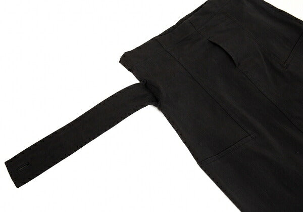 COMME des GARCONS Stretch Cotton Belt Skirt Black Size S