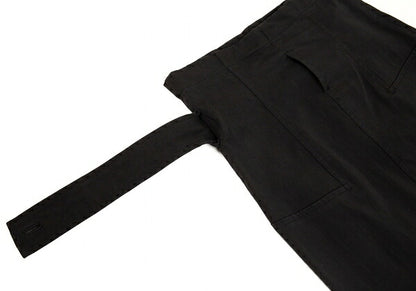 COMME des GARCONS Stretch Cotton Belt Skirt Black Size S