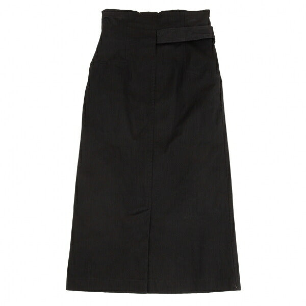 COMME des GARCONS Stretch Cotton Belt Skirt Black Size S