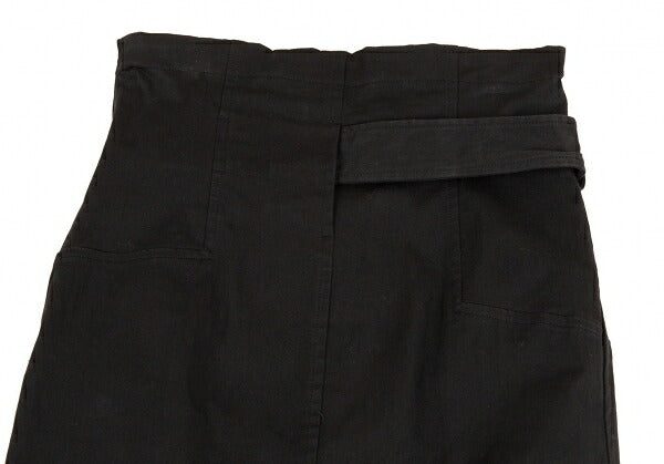 COMME des GARCONS Stretch Cotton Belt Skirt Black Size S