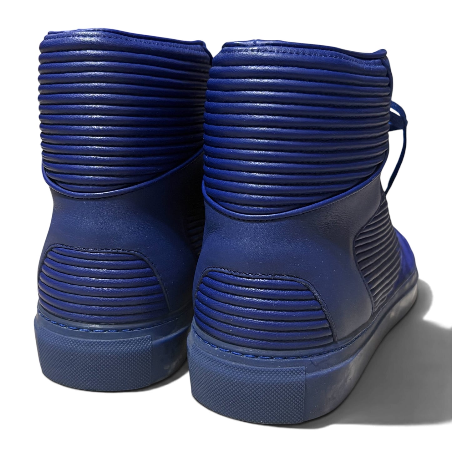 Balenciaga Panelled Leather High Blue Size 41