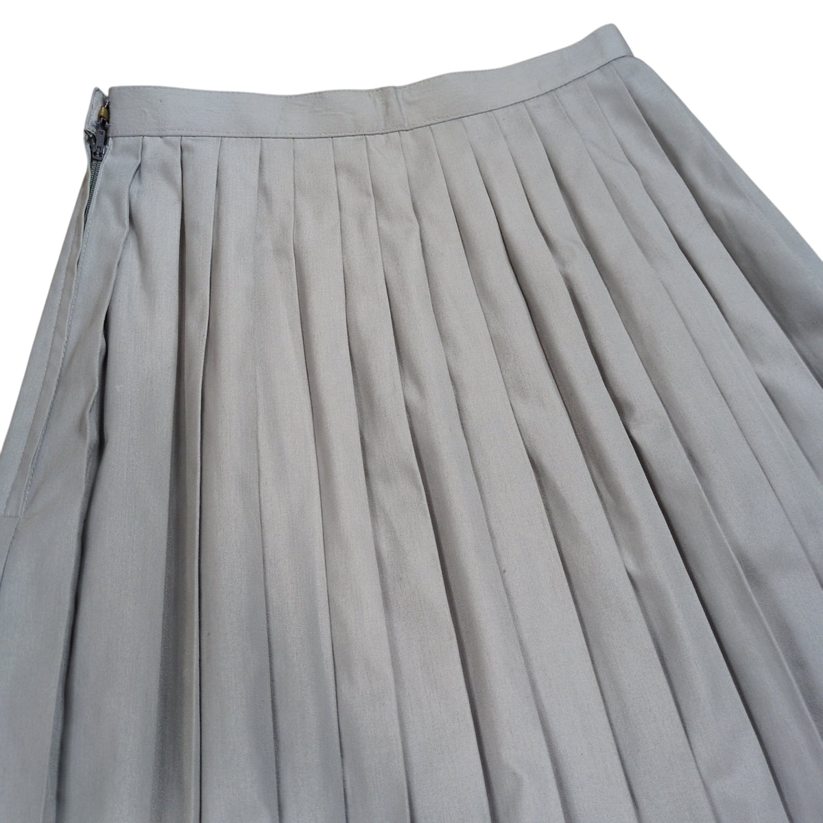 COMME des GARCONS 1980s Pleats Skirt Gray Cotton Size 64
