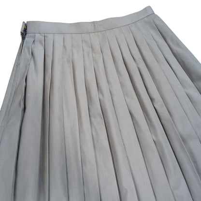 COMME des GARCONS 1980s Pleats Skirt Gray Cotton Size 64