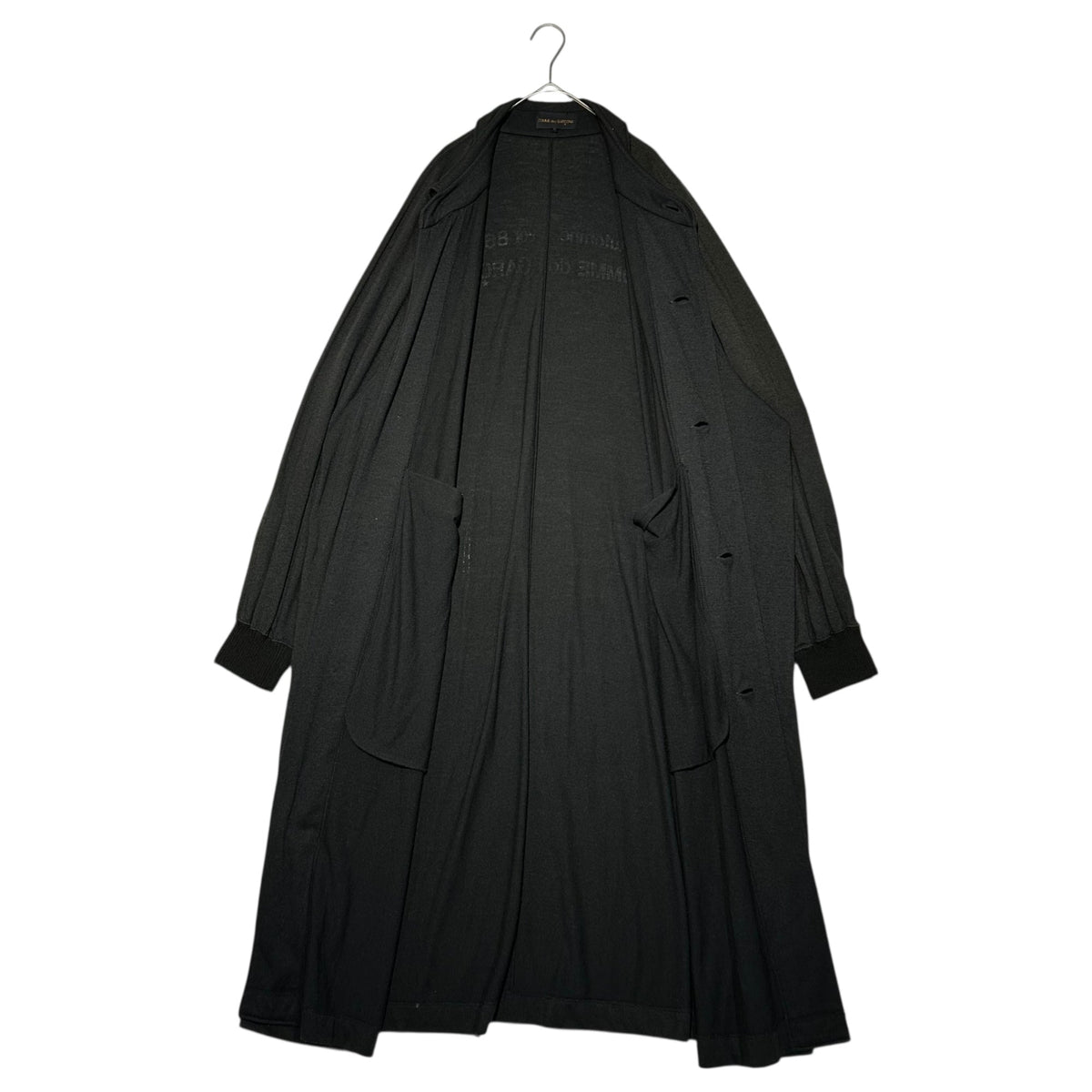 COMME des GARCONS 86AW Staff Wool Coat Black Size M