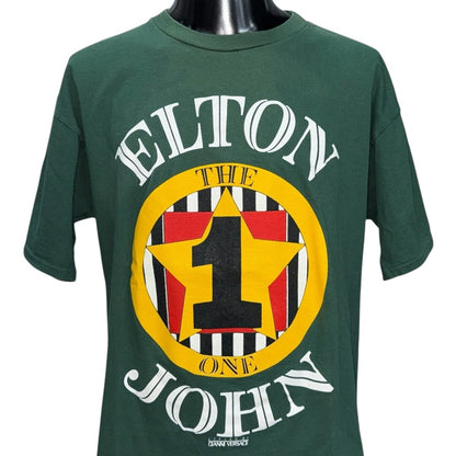 Vintage Elton John THE ONE 90s Single Stitch T-Shirt Size L