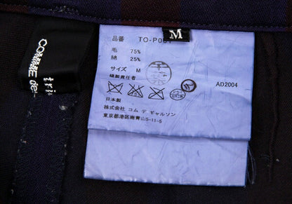 COMME des GARCONS Garment Dyed Wool Stripe Pants Size S