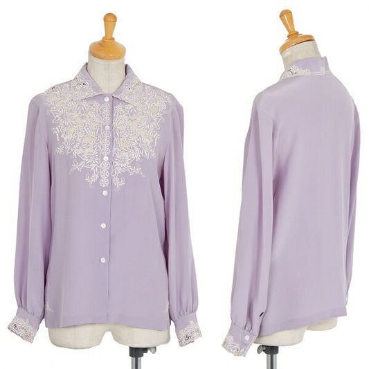 COMME des GARCONS Silk Hand Blouse Lavender Size S