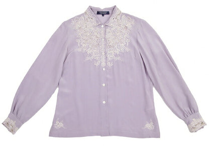 COMME des GARCONS Silk Hand Blouse Lavender Size S