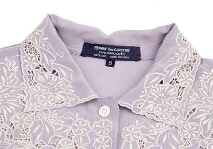 COMME des GARCONS Silk Hand Blouse Lavender Size S