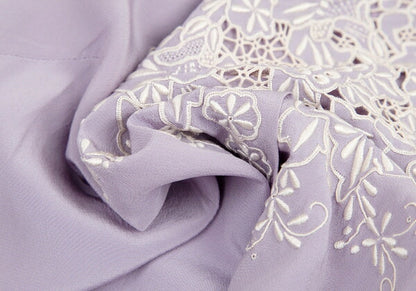 COMME des GARCONS Silk Hand Blouse Lavender Size S