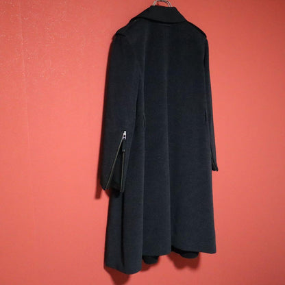 Jean Paul GAULTIER FEMME 90s Sleeve Zip Long Coat Size 40