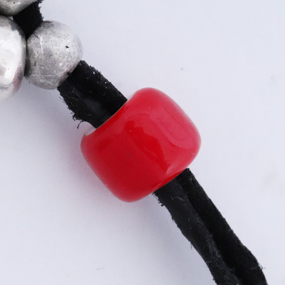 TARO WASHIMI Silver Pipe Bead Necklace Size F
