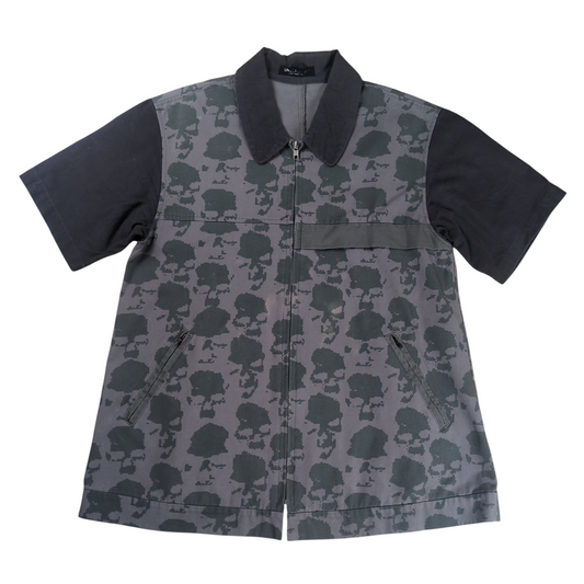 UNDER COVER 96SS Skull Pattern Zip Up Shirt Jacket