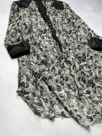 TT by Shohei Takamiya Acid Cape Switching Long Shirt Size M