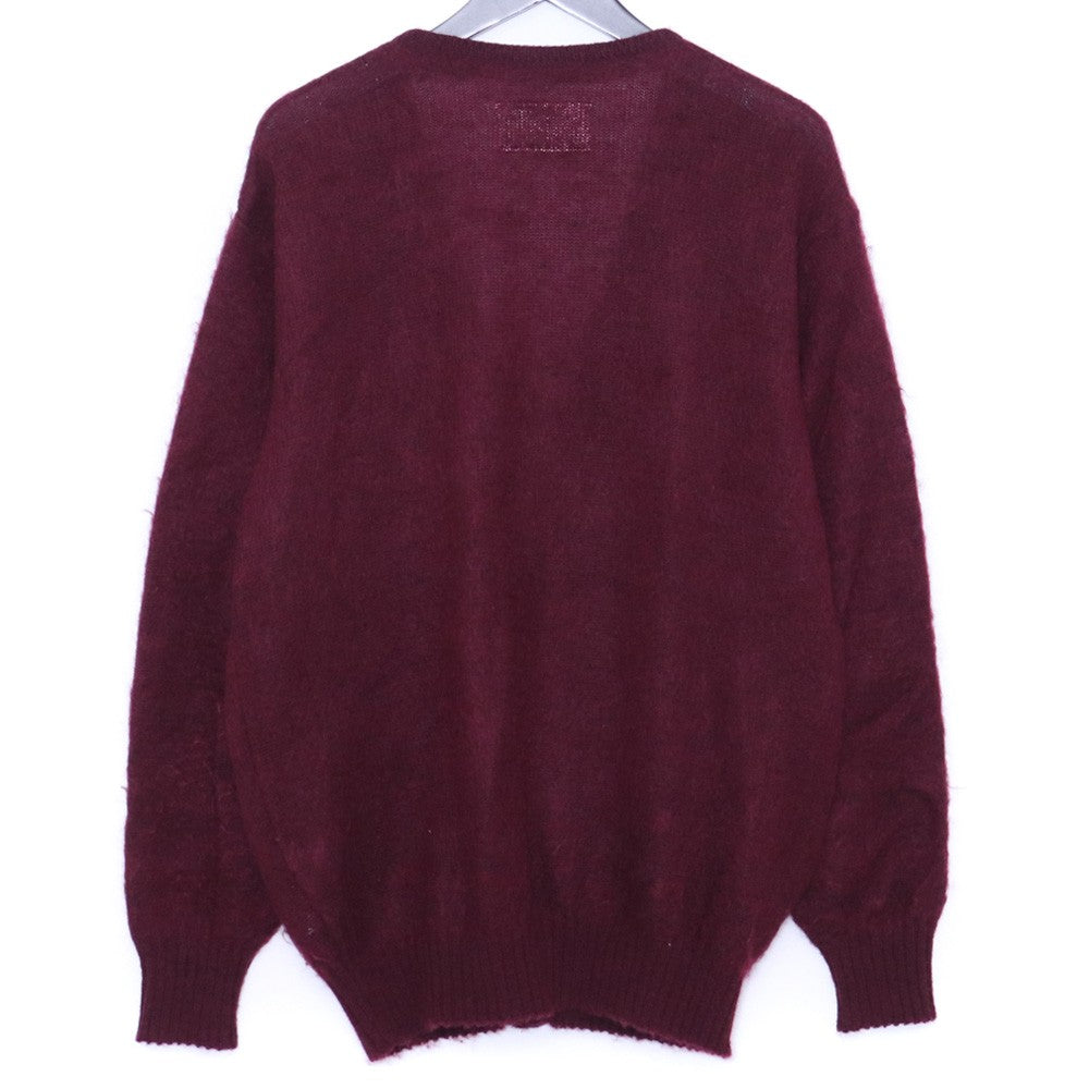 WACKO MARIA 23SS Mohair Knit Cardigan Bordeaux Size S