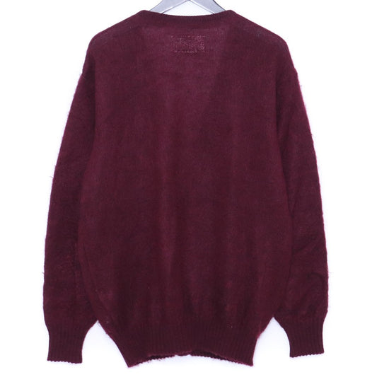 WACKO MARIA 23SS Mohair Knit Cardigan Bordeaux Size S