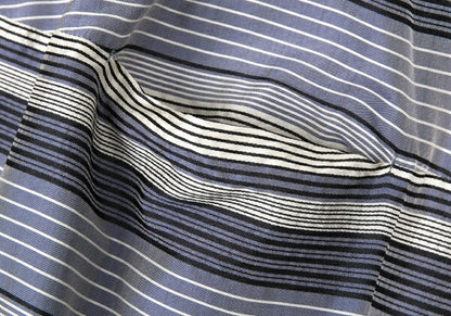 Y's Poly Silk Border Skirt Light Blue White Size 2