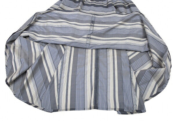 Y's Poly Silk Border Skirt Light Blue White Size 2