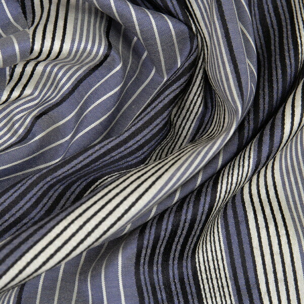 Y's Poly Silk Border Skirt Light Blue White Size 2