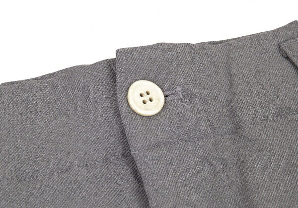 COMME des GARCONS Wrinkled Poly Work Pants Light Gray Size S