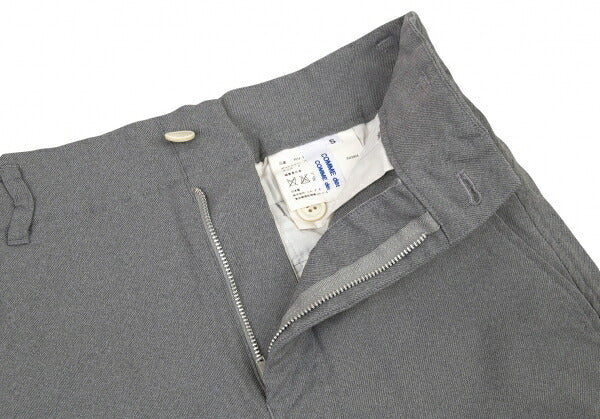 COMME des GARCONS Wrinkled Poly Work Pants Light Gray Size S