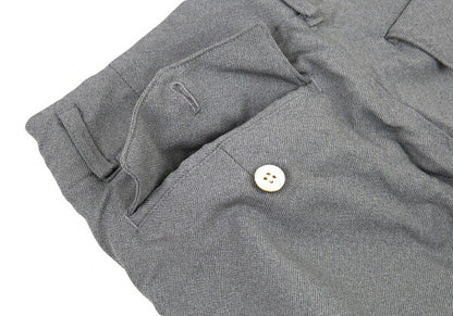 COMME des GARCONS Wrinkled Poly Work Pants Light Gray Size S