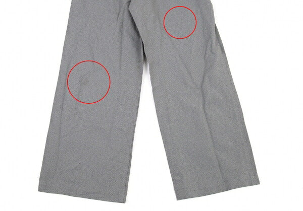 COMME des GARCONS Wrinkled Poly Work Pants Light Gray Size S