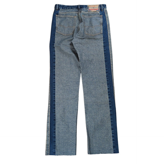 DIESEL Indigo Blue Inside Out Straight Denim Size 32