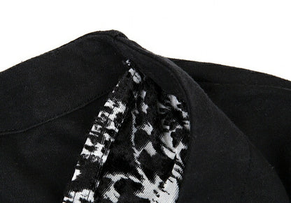 LIMI feu Velour Drape Layer Blouse Black Size S