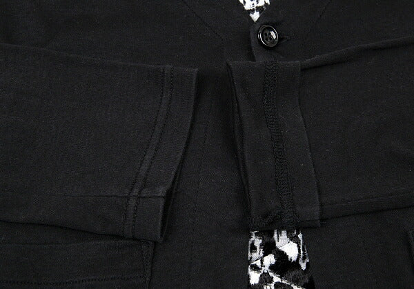 LIMI feu Velour Drape Layer Blouse Black Size S