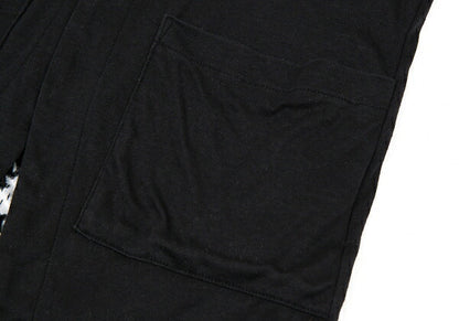 LIMI feu Velour Drape Layer Blouse Black Size S
