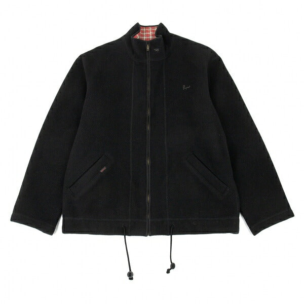 Papas Melton Wool Zip Blouson Black Size L