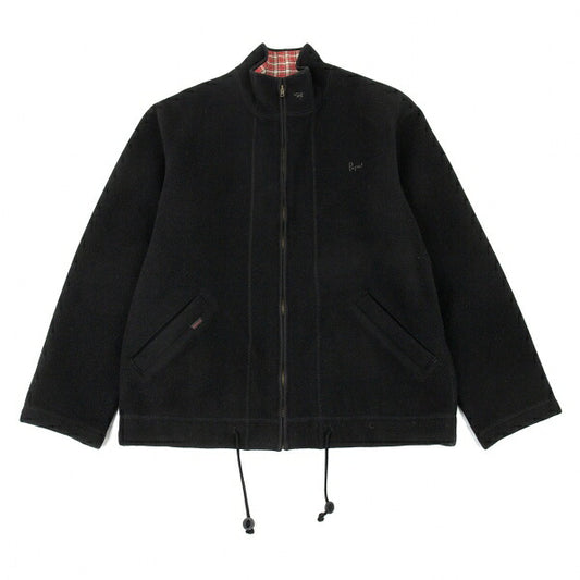 Papas Melton Wool Zip Blouson Black Size L