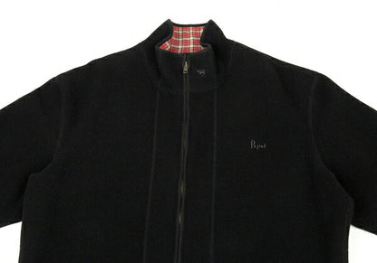 Papas Melton Wool Zip Blouson Black Size L