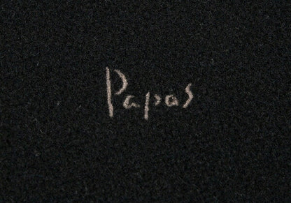 Papas Melton Wool Zip Blouson Black Size L