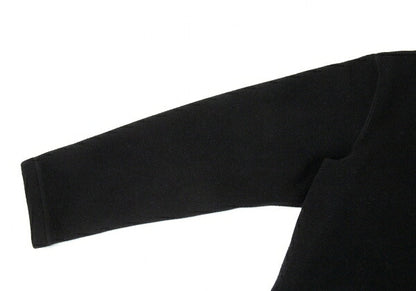 Papas Melton Wool Zip Blouson Black Size L