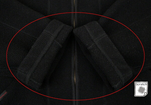 Papas Melton Wool Zip Blouson Black Size L