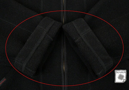 Papas Melton Wool Zip Blouson Black Size L