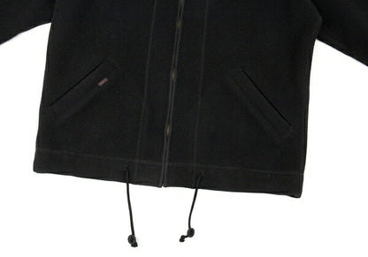 Papas Melton Wool Zip Blouson Black Size L