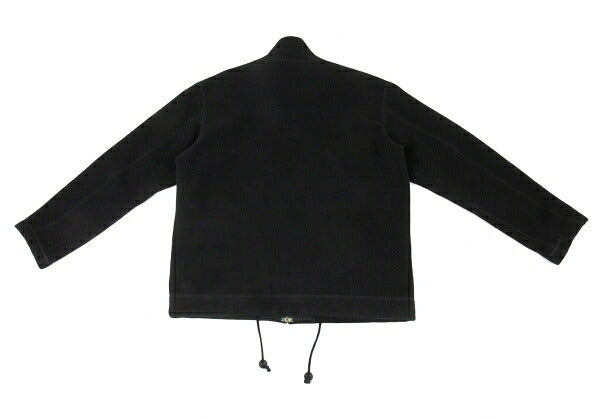 Papas Melton Wool Zip Blouson Black Size L